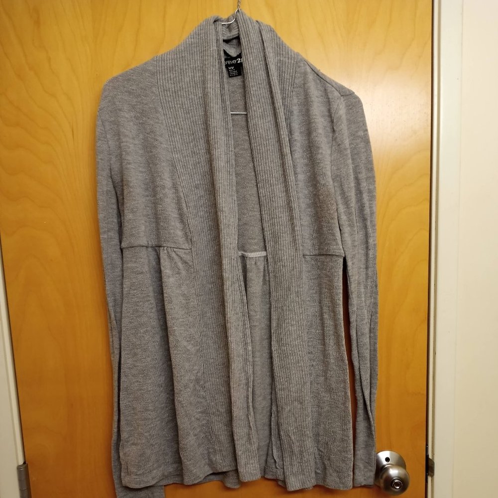 Grey Forever 21 Cardigan